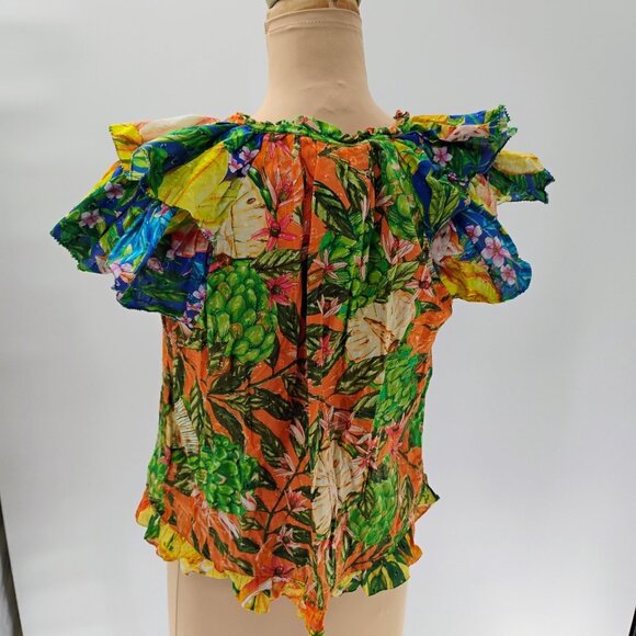 FARM RIO CAIPIRINHA Top in tropical design size M - Picture 7 of 16